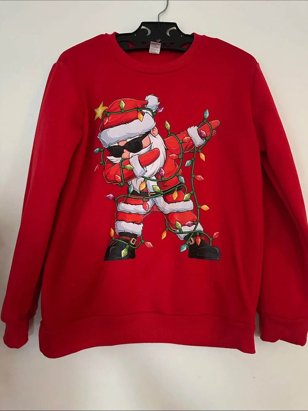 Kids Red Santa Dabbing Holiday Sweatshirt